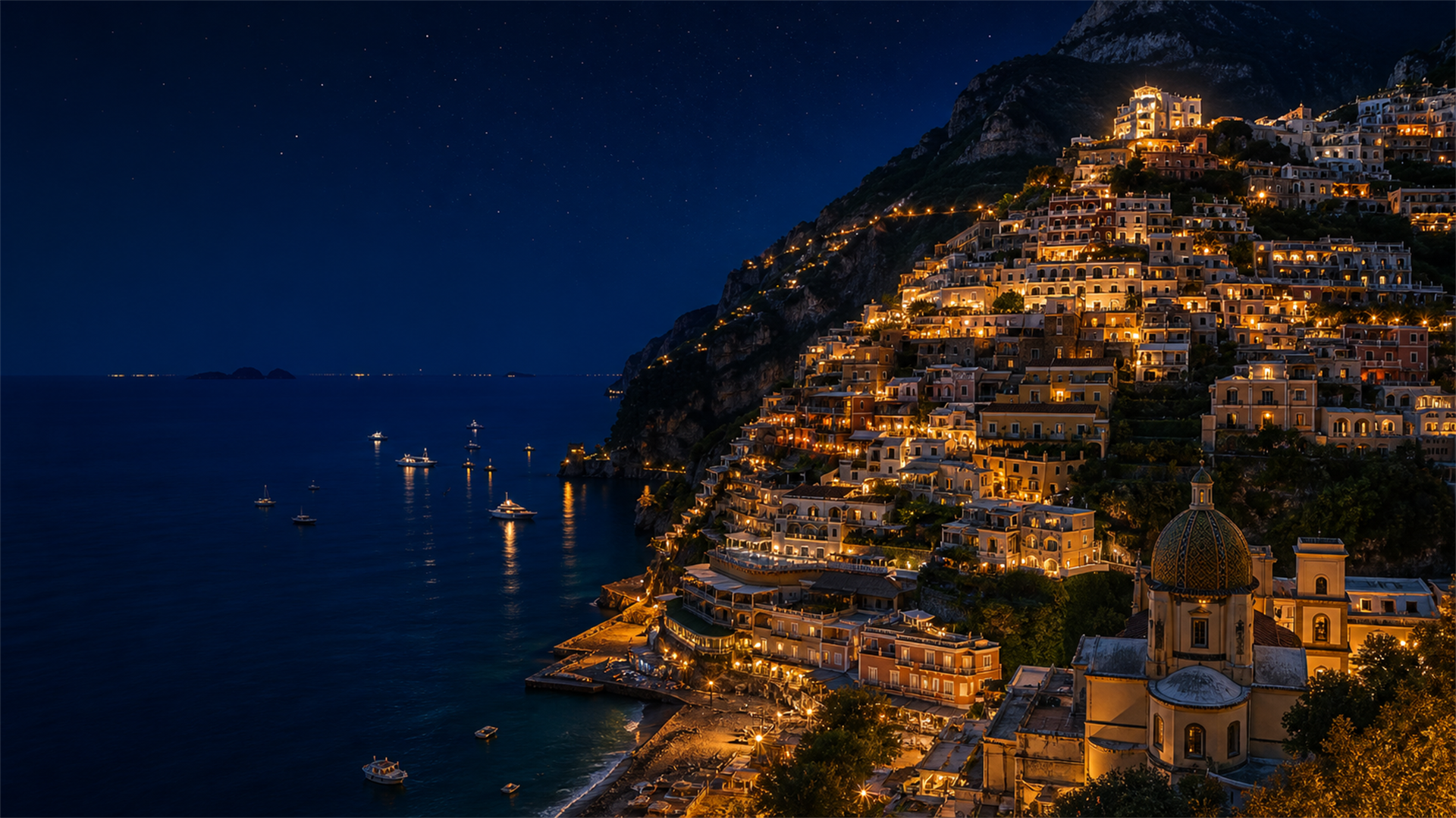 Positano di notte